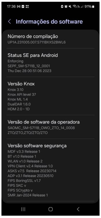 Numero de compilacao